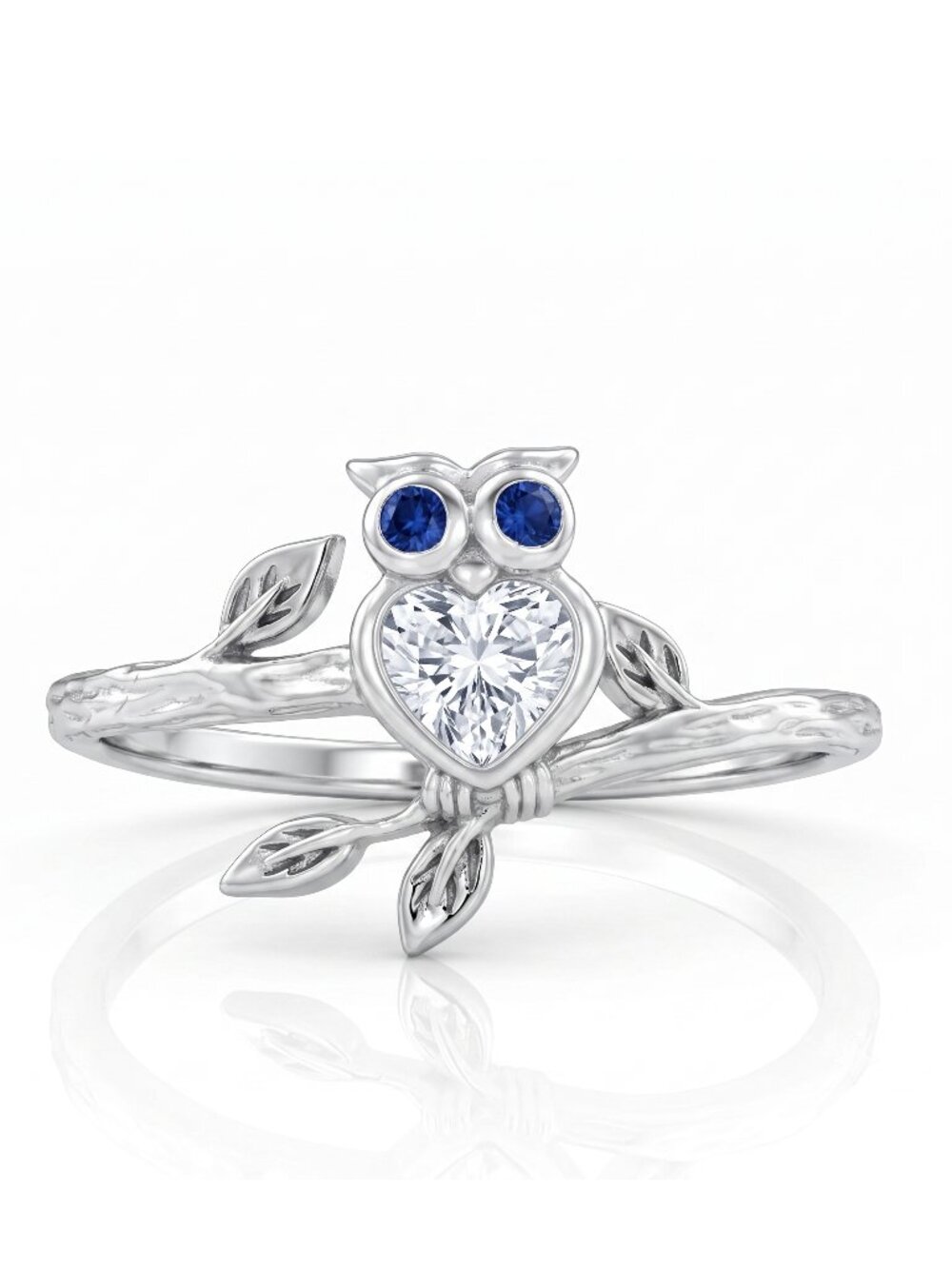 Owl Ring, 925 Sterling Silver Charmed Aroma Size 7